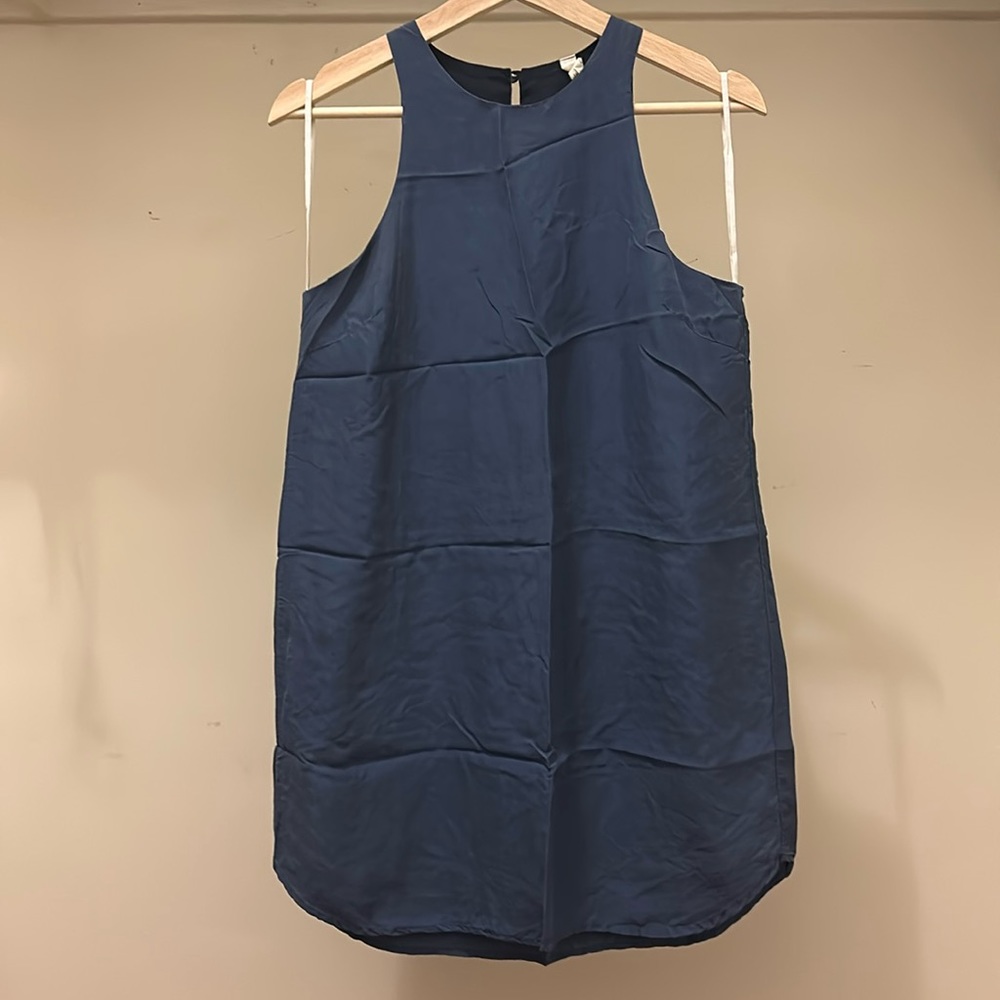 New Revolve x State of Being high neck cutaway shoulder sheath shift mini dress